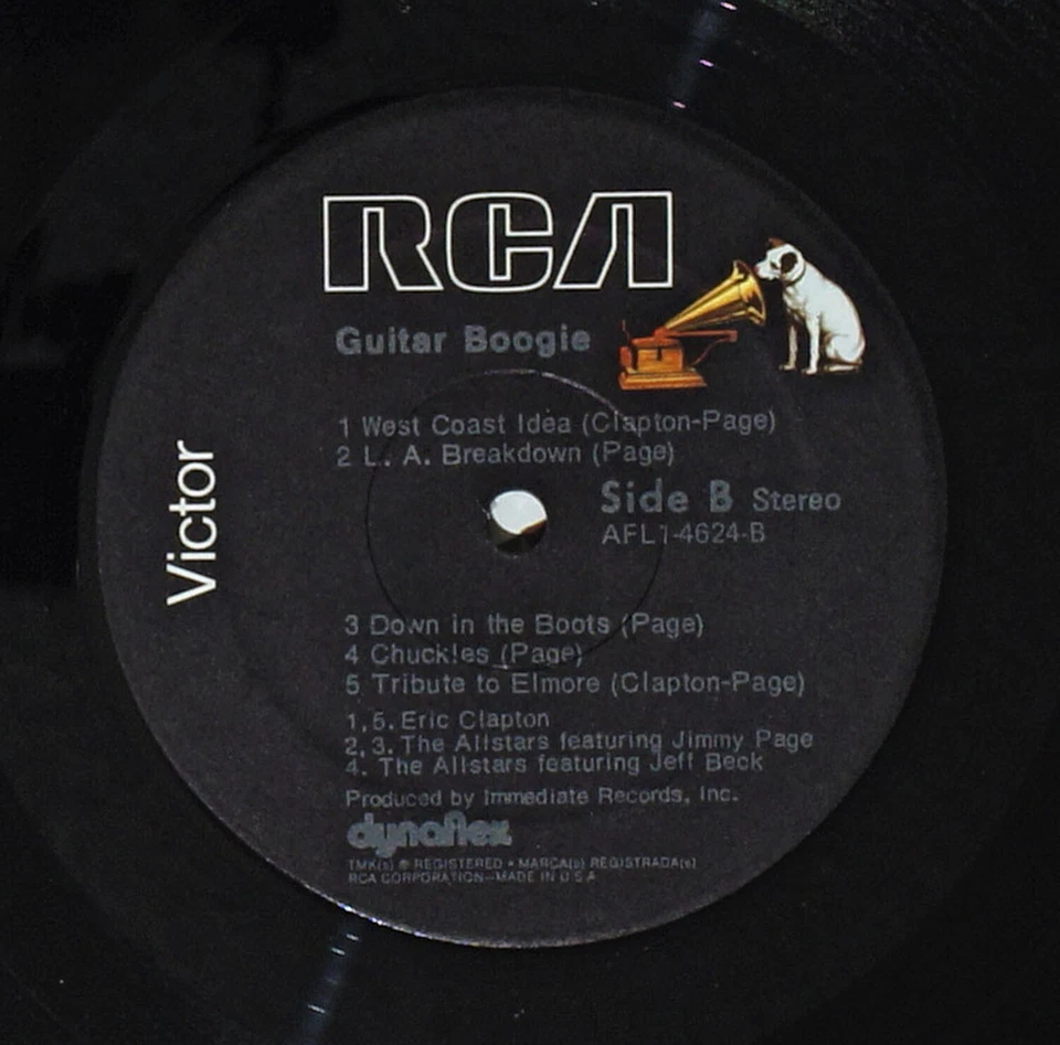 Eric Clapton, Jeff Beck, Jimmy Page - Guitar Boogie - original LP [NHD2-087] USA - Image 4 of 4