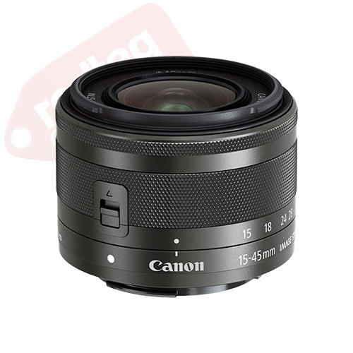 【美品・フィルター付】Canon EF-M 15-45mm IS STM Canon EF-M 15-45mm f/3.5-6.3 IS STM Lens Graphite Filter Kit