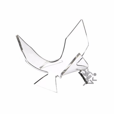 4'' Deluxe Acrylic Three Prong Tulip Display Stand Qty: 3