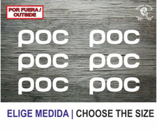 Sticker Vinilo Decal Vinyl Aufkleber  Autocollant Poc Snow Helmet Casco Skate