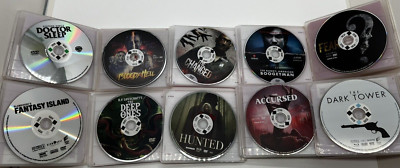 Ten Horror Movies - 10 Count Redbox DVD Lot - Discs & Cases - boogeyman ted bund