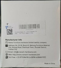 Furniture Straps Anti Fall, Mirror Straps, Pack of 10, Box Shows Cosmetic Damage