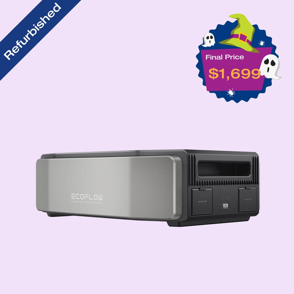 Умный дополнительный аккумулятор EcoFlow DELTA Pro Ultra Power Station, сертифицированный восстановленный