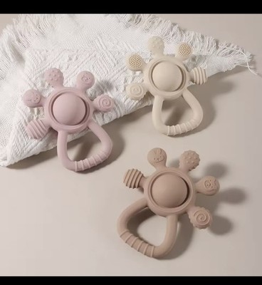 ''Baby Handform Silikon Beißring Spielzeug - BPA frei sicher Beißrassel''