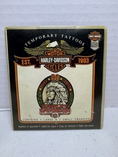 VTG 90s Harley Davidson Motorcycles Temporary Tattoos - NOS 90th Anniversary