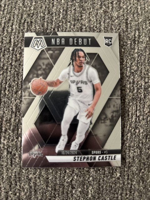 Stephon Castle 2024 Panini Mosaic NBA Debut