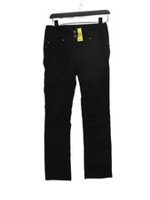 Next Women's Jeans UK 8 Black Cotton with Elastane, Polyester Skinny