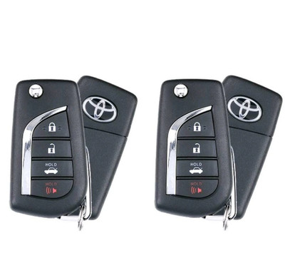 X2 Toyota Camry  2018-2022 4B Flip Key / PN: 89070-06790 / HYQ12BFB / H Chip