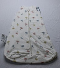 Carter's Baby's 2-Way Zip Floral PurelySoft Wearble Blanket LB3 Ivory 6-12M/Med