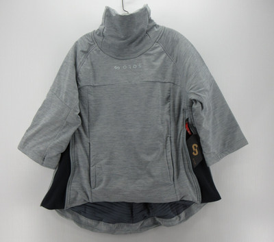 Oros Jacket Women Large Gray Astra Pullover Solarcore Performance Tech Coat NEW