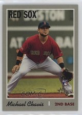 2019 Topps Heritage High Number Action Variation Michael Chavis (Fielding) 2d9