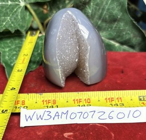 Druse Agate Cut Base 238.49 Grams