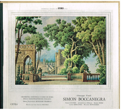 Verdi: Simon Boccanera / Molinari Pradelli, Silveri, Stella, Petri, Bergonzi LP 