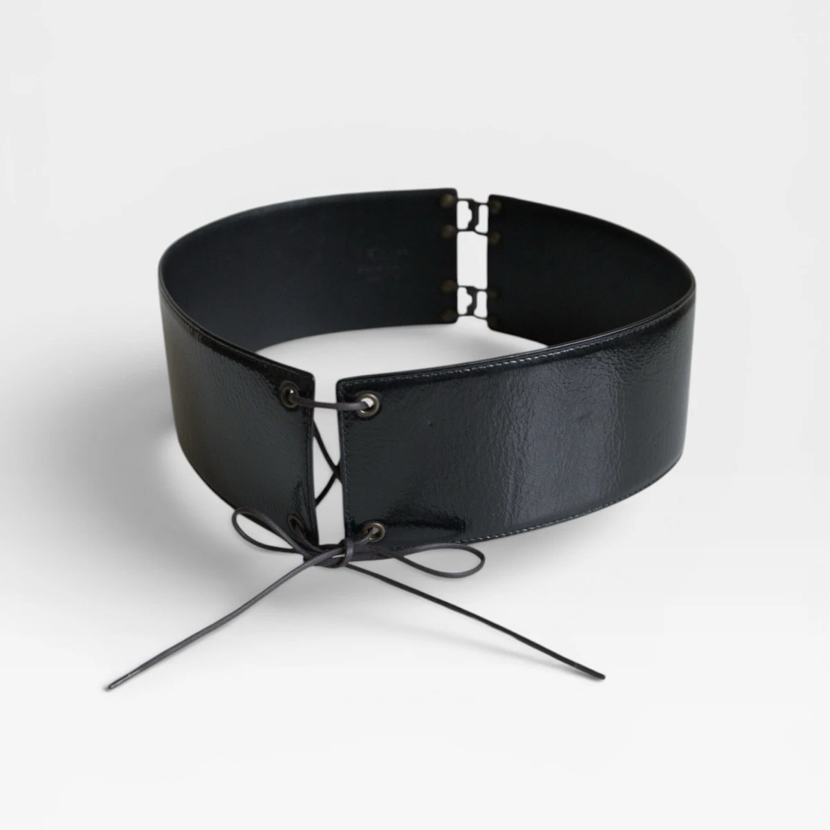 Saint Laurent Patent Leather Black Belts for Women for sale | eBay