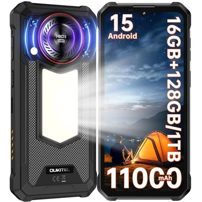 2025 OUKITEL WP53S Rugged Mobile Phones Android 15 16GB+128GB/1TB Smartphone NFC
