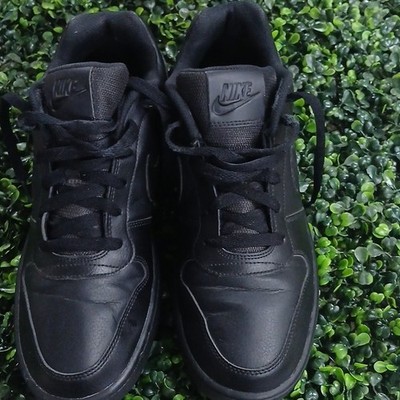Nike Ebernon Low Top Triple Black Men's Athletic Sneakers AQ1775-003