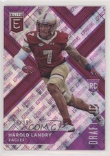 2018 Elite Draft Picks Aspirations Purple Variation 13/99 Harold Landry #153 0q3