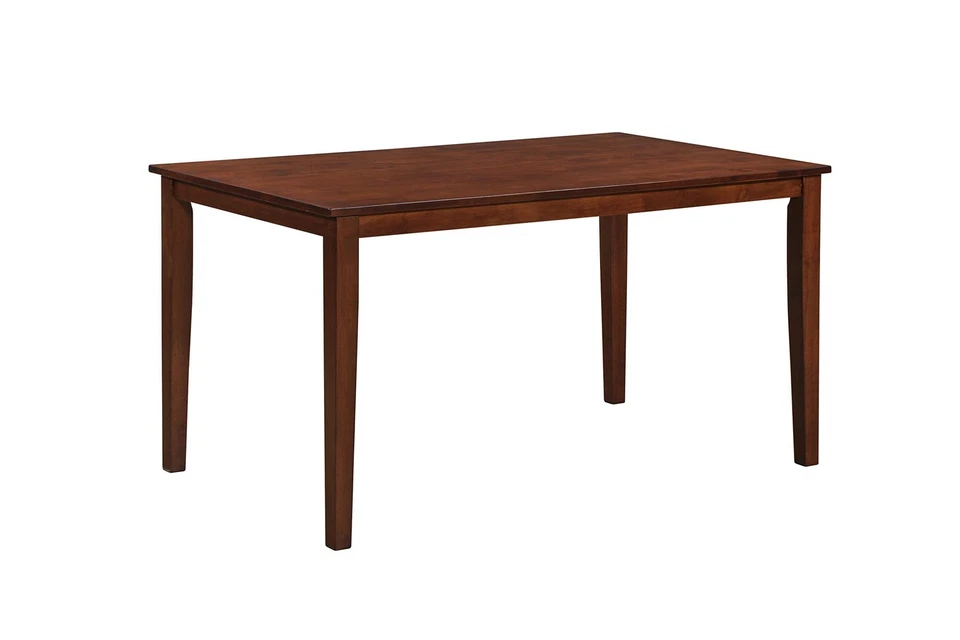 Kurmer Rectangular Wood Dining Room Kitchen Table, Cappuccino - Image 2 of 4