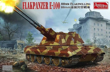 Amusing Hobby 35A016 1/35 E-100 8.8cm Flakzwilling
