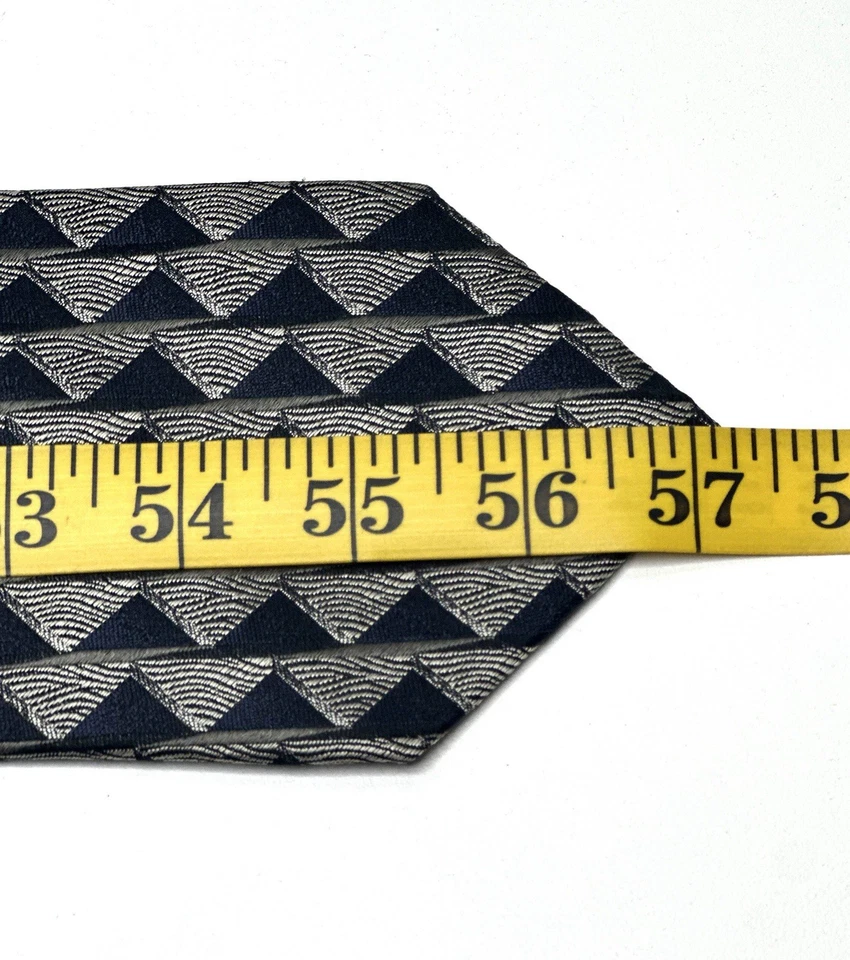 Corbata geométrica para hombre Giorgio Moreschi Foto 4 de 4