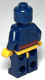 Lego SH0117 Cyclops (Minifigure, 2014 Dark Blue Outfit, Marvel, 76022, X-Men)
