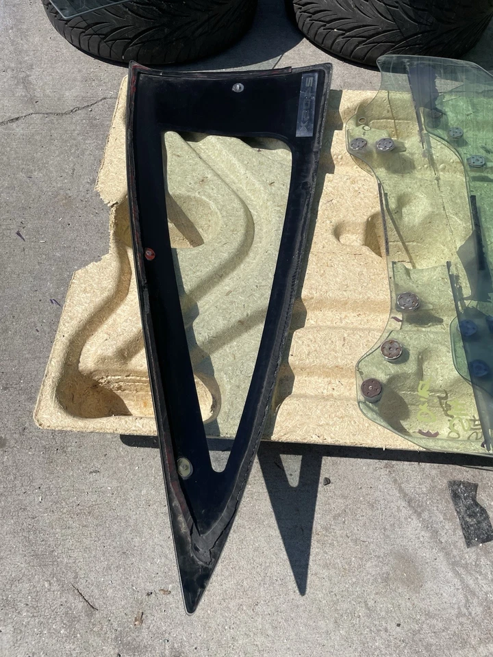 89-93 Nissan 240sx S13 Piloto Trasero Izquierdo Cuarto Ventana Vidrio Fastback Escotilla Derecha Foto 3 de 4