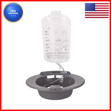 Mckesson Sitz Bath 2000 Ml Bag Plastic Graphite 500 Ml Increments Up To 2000 Ml