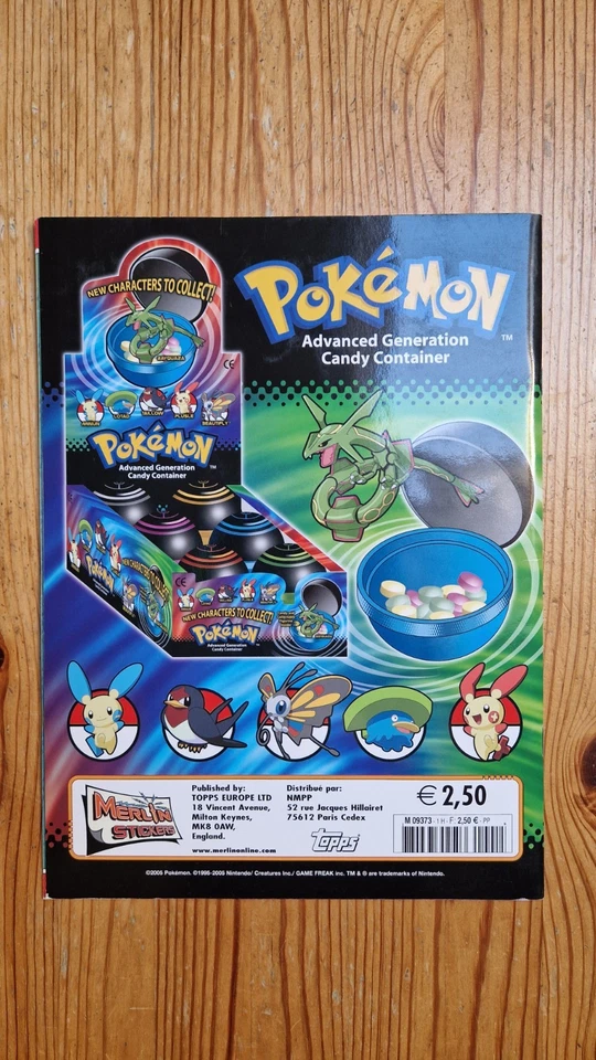 Pokémon - Album Ultime Sticker Collection Serie 7 - 2005 Merlin - incomplet fr - Photo 2/4