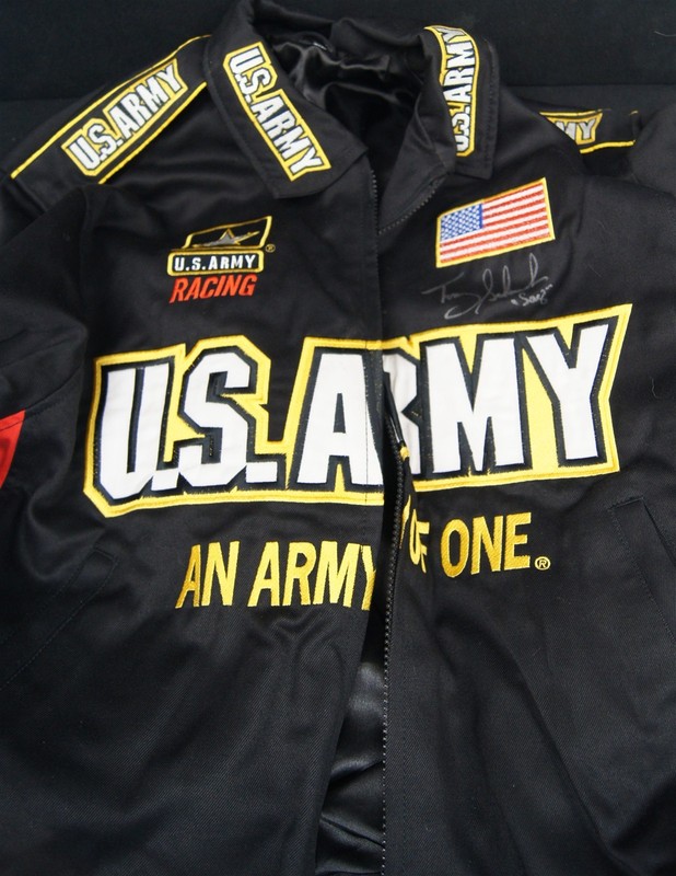 TONY SCHUMACHER Autographed U.S. ARMY Jacket Black S PSA/DNA NHRA