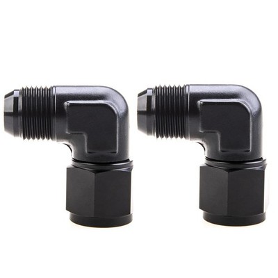 CNRAQR 10AN Female to 10AN Male Flare 90 Degree Swivel Hose Fitting Adapter A...