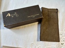 Ascorti Pipe Box Drawstring Bag Made in Cucciago Italy Vintage (C)