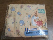 QUILTEX THE BEATRICE POTTER COLLECTION FITTED CRIB SET
