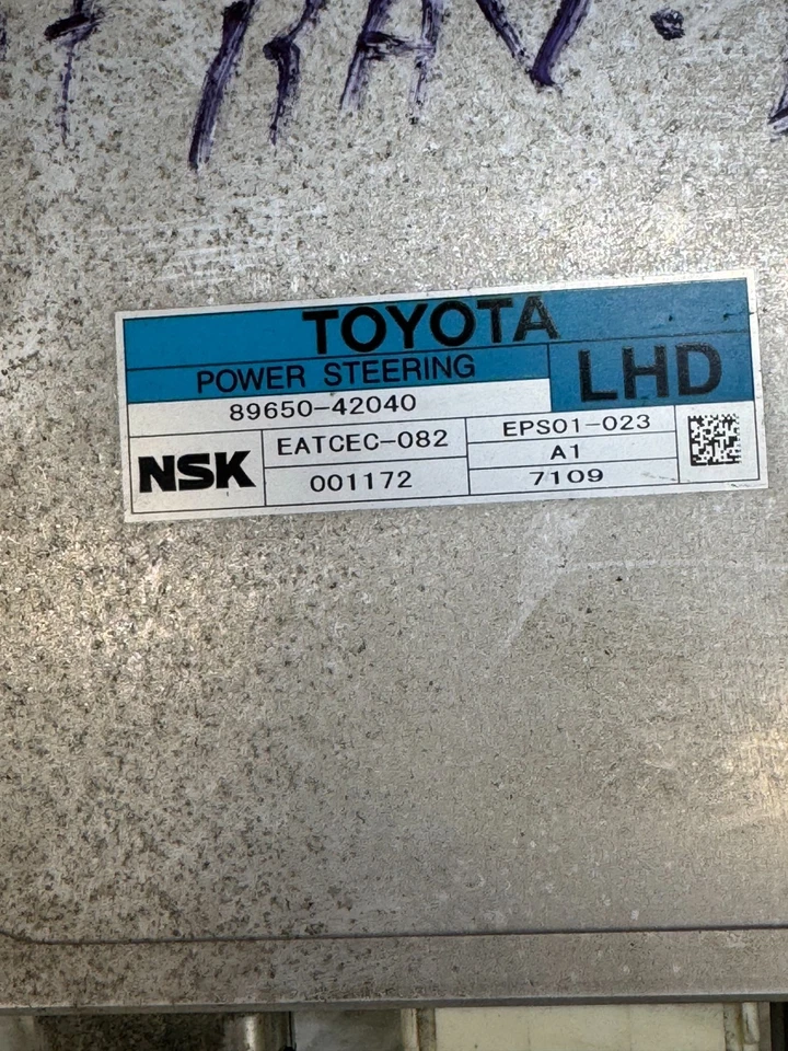 Toyota RAV4 2007 módulo de control de dirección asistida 89650-42040 OEM Foto 2 de 4