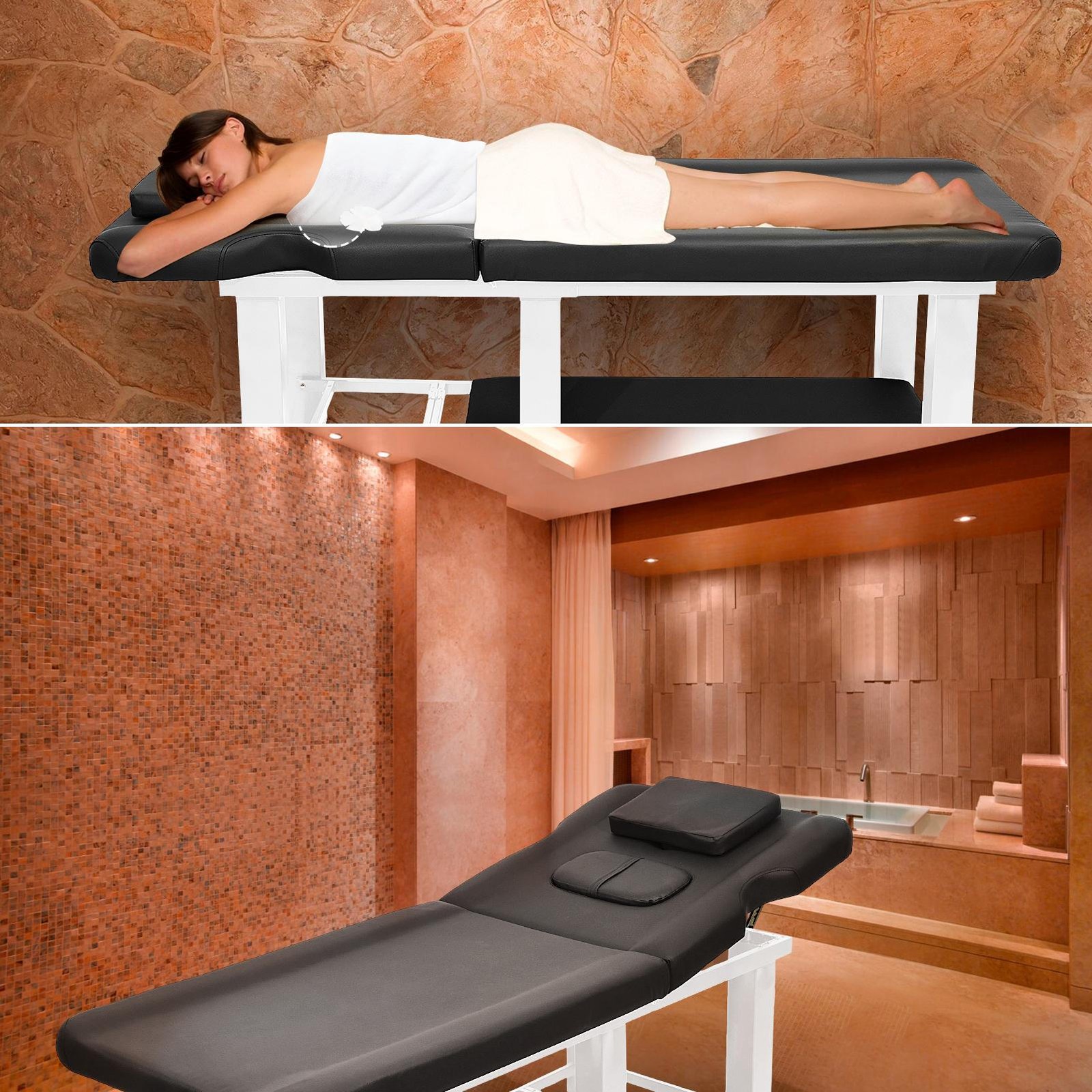 Massage Table Stationary Massage Bed Salon Bed Physical Therapy Bed Spa Tattoo