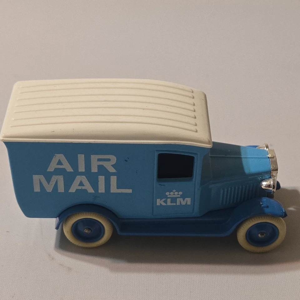 Vintage 1980s Lledo Die-Cast Car Old Timers LP021035 Chevrolet Van KLM Air Mail  - Image 3 of 4