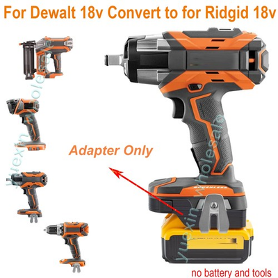 #ad #ad For Dewalt 20V MAX Battery Adapter Convert to for Ridgid 18V Aeg Power Tools $15.14