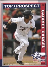 Gabriel Cancel 2019 Grandstand Texas League Top Prospects Rookie Card #7 RC PR
