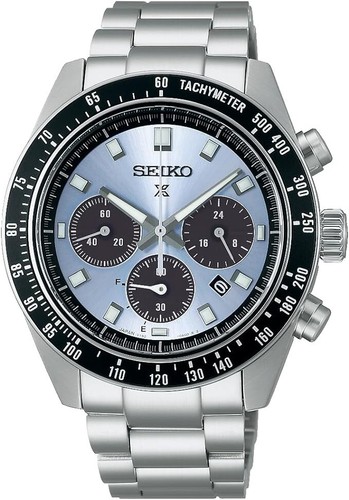 SEIKO Prospex SPEEDTIMER Solar Chronograph SBDL109 Reloj Cristal Azul 2023 JAPÓN - Imagen 2 de 20