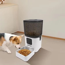 6L/5.45Qt Automatic Smart Pet Food Dispenser Automatic Cat Dog Food Dispenser