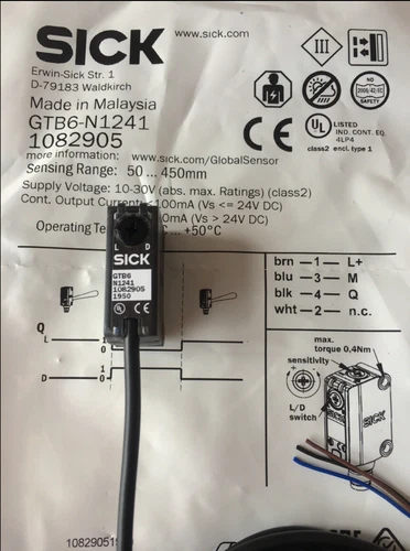 Sensor fotoeléctrico 1 pieza enfermo TB6-N1241 nuevo GTB6-N1241 envío rápido - Imagen 3 de 3