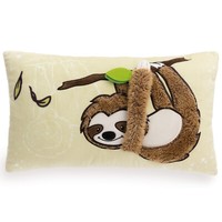 Nici Green Kuschelkissen Faultier Slobby 61216 - PlüSchkissen Faultier 43X25Cm