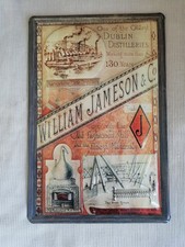 PLAQUE METAL DISTILLERIE WILLIAM JAMESON