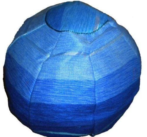 Nuevo Puf Tejido Marroquí Comercio Justo Sabra Seda Textil Puf Beanbag Cubierta 544B Foto 4 de 4