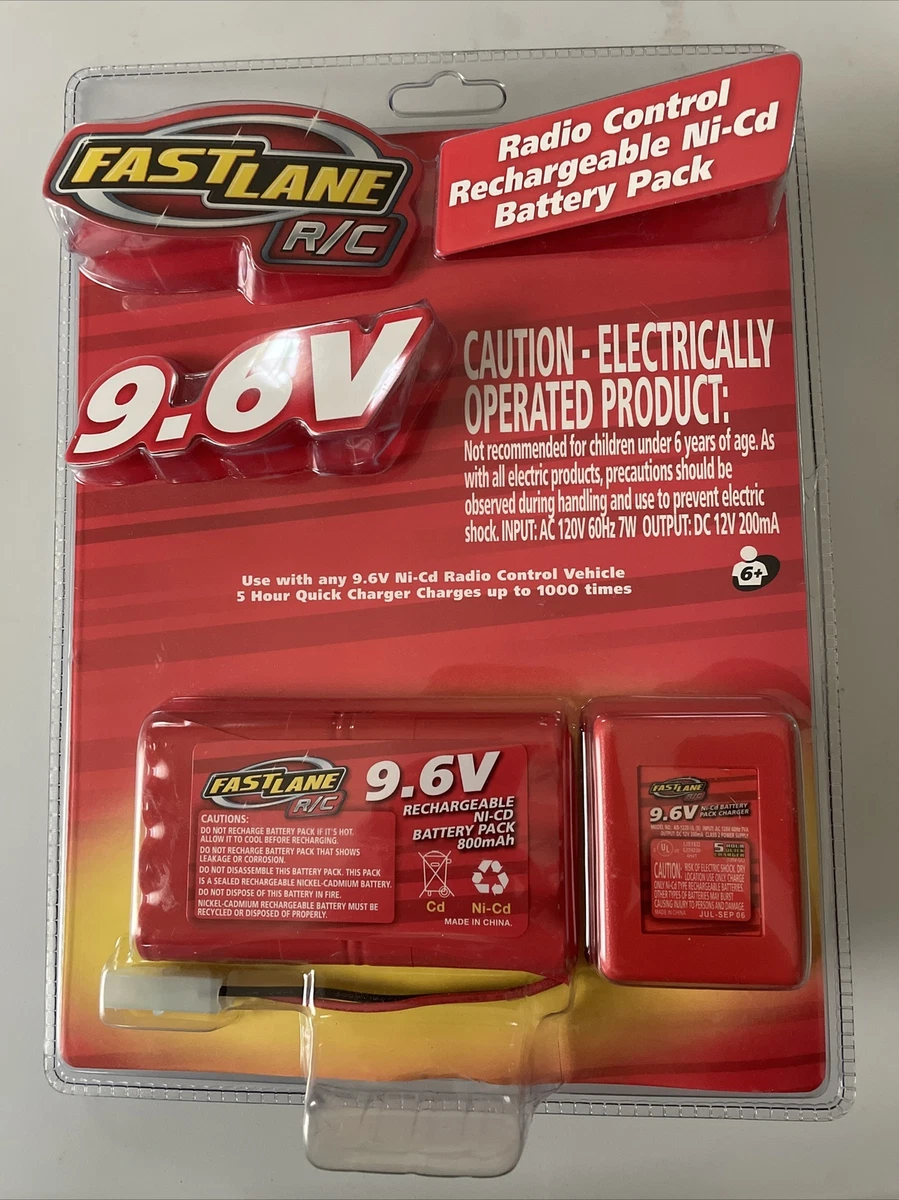 Rc 9.6 sales v rechargeable battery