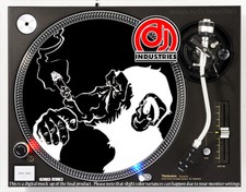 Smokin Monkey - 7"-12" DJ slipmat for LP turntable record player