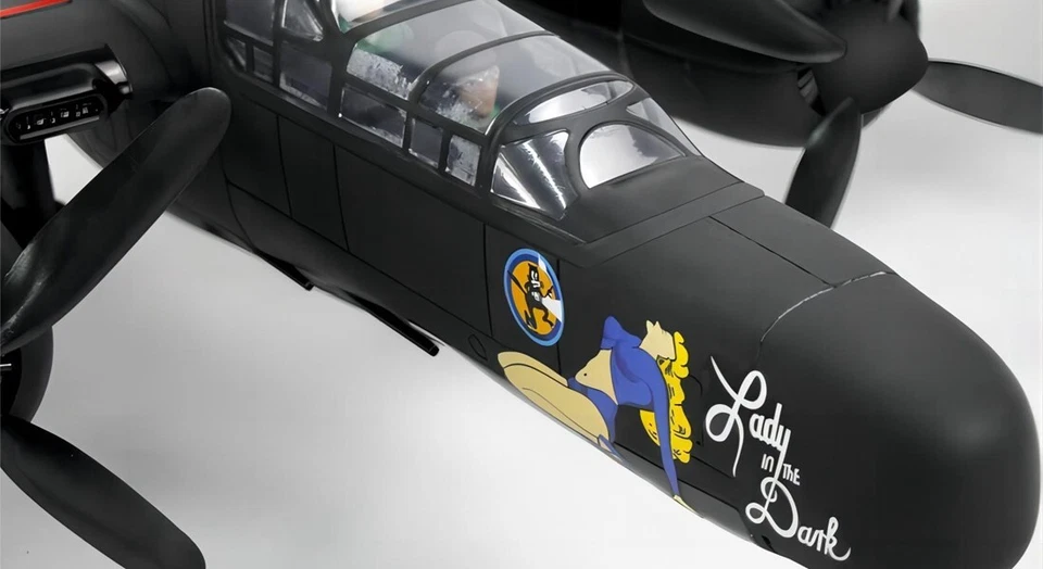 Dynam P-61 Black Widow 4S Twin Engine RC Warbird Plane 1500mm w/ Flaps - Image 4 of 4