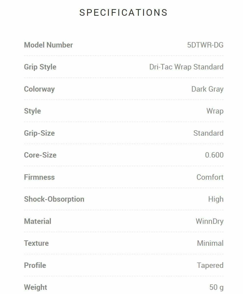 Golfgriff Oversize Golfschläger Griffe Winn Dri-Tac Wrap Jumbo Griffe In Kupfer – Extra Große Golfgriffe Für Besseren Halt & Komfort Grip Tape Golf Vs Excel