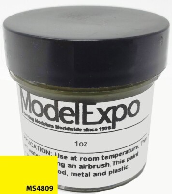 Model Shipways Brand Historic Acrylic Paints Bright Yellow Trim - MS4809 (1 oz.