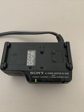 Genuine Sony AC-V25b AC Power Adapter Battery Charger, Made in Japan