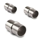 Pipe connector railing fitting plug fitting pipe holder connector stainless steel V2A